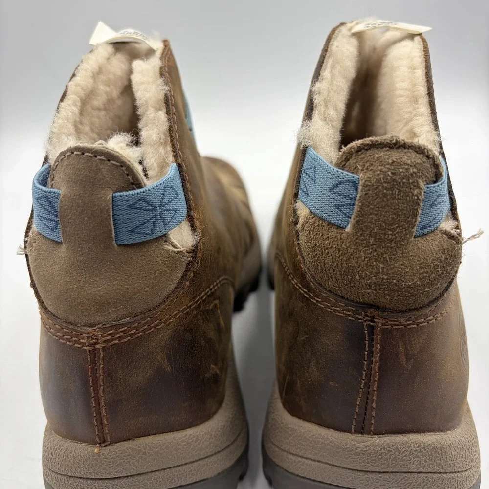 Timberland Glancy Waterproof Ankle Boots Booties Shoes Womens Size 7 Brown Warm